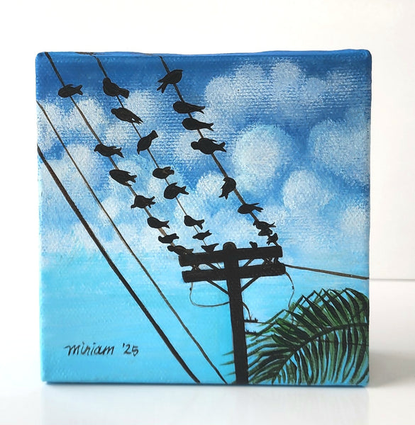 CALIFORNIA SERIES 1 (birds) by artist Miriam Martínez