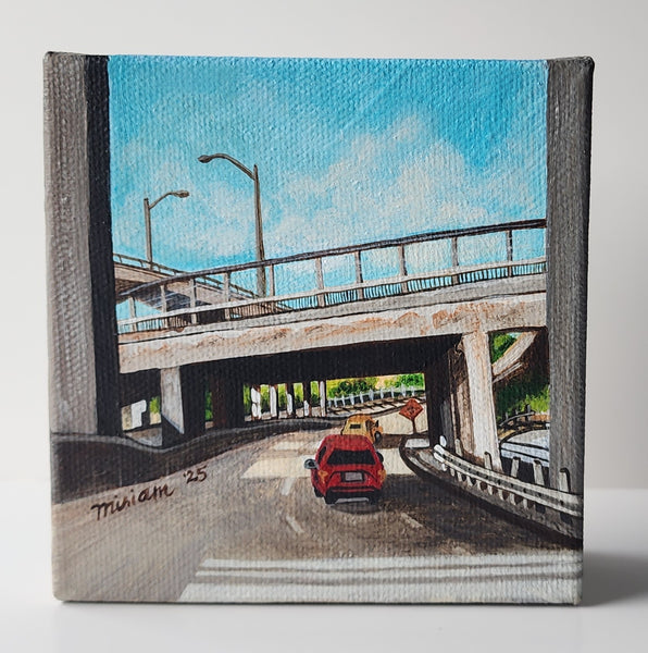 CALIFORNIA SERIES 3 (freeway) by artist Miriam Martínez