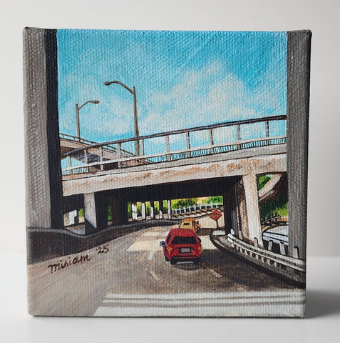 CALIFORNIA SERIES 3 (freeway) by artist Miriam Martínez