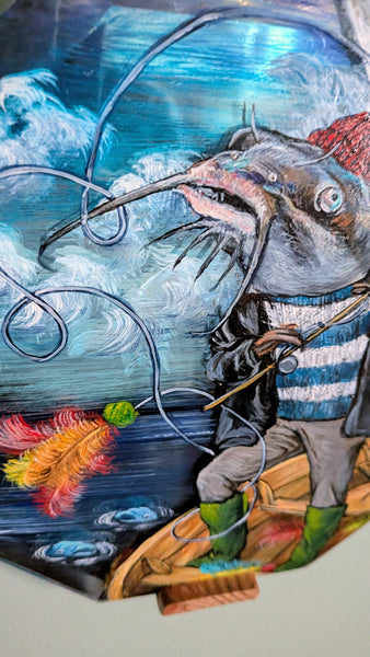 CATFISHIN' by artist Diana Hartman