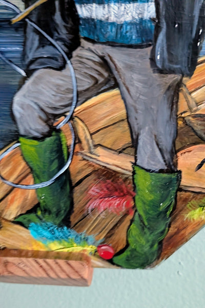 CATFISHIN' by artist Diana Hartman