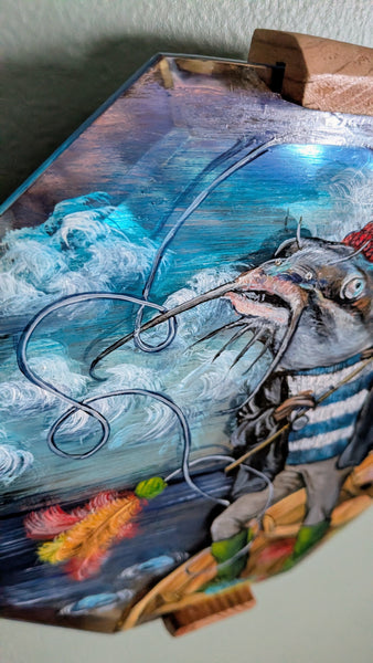 CATFISHIN' by artist Diana Hartman