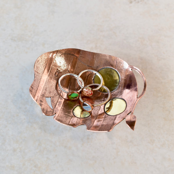 HEFFY THE CIRCUS ELEPHANT trinket dish by artist Chloe Kono of Chloeography