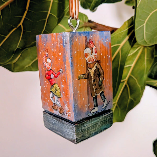 SHRIMP ON ICE ornament by Diana Hartman