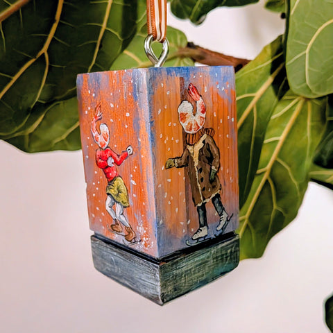 SHRIMP ON ICE ornament by Diana Hartman