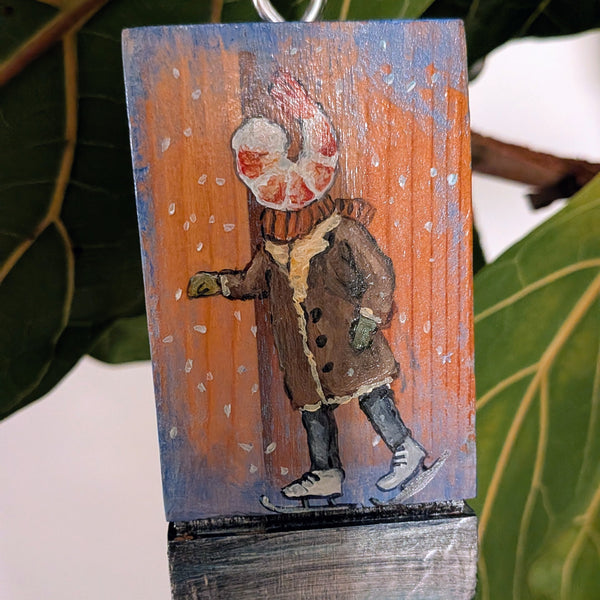 SHRIMP ON ICE ornament by Diana Hartman