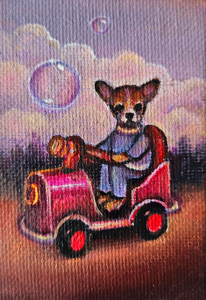 91 EL AUTO (The Car) by artist Veronica Jaeger