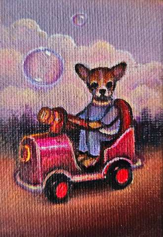 91 EL AUTO (The Car) by artist Veronica Jaeger