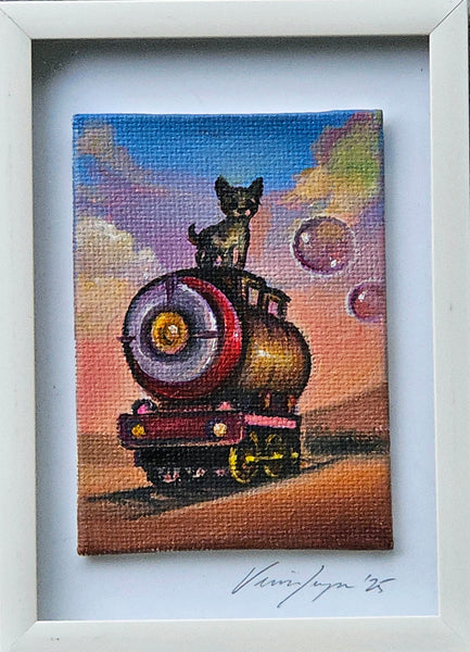 94 EL FERROCARRIL (The Railroad) by artist Veronica Jaeger