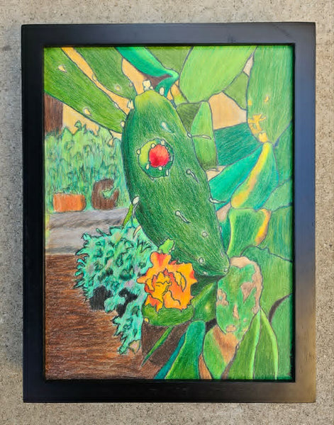 39 EL NOPAL (The Prickly-Pear Cactus) by artist Ángela María Ortiz S.