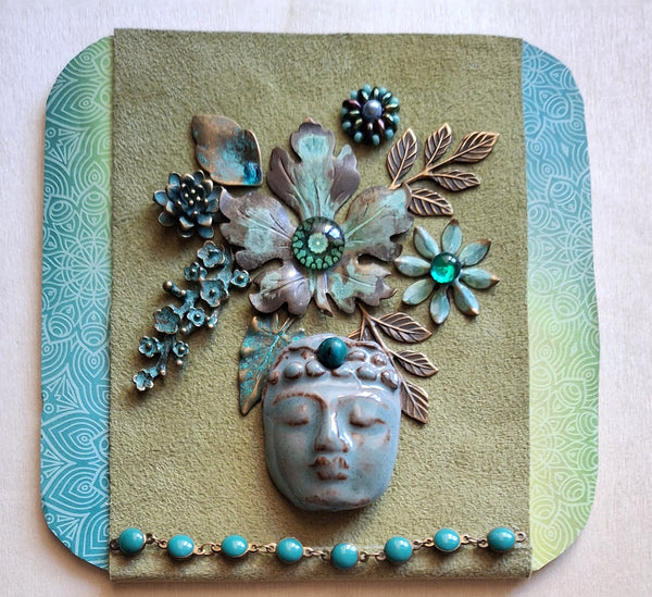 FLORA wall hanging by artist Karin Skiba