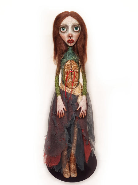 CΠΛΑΧΝΑ - Flora Viscera by artist Ioanna Tsouka of Anima ex Manus Art Dolls