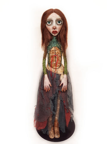 CΠΛΑΧΝΑ - Flora Viscera by artist Ioanna Tsouka of Anima ex Manus Art Dolls