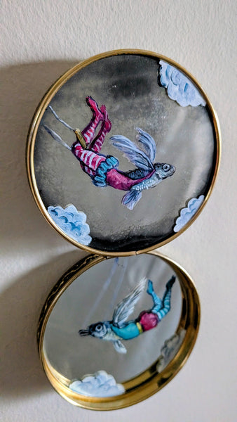 FLYING FISH by artist Diana Hartman