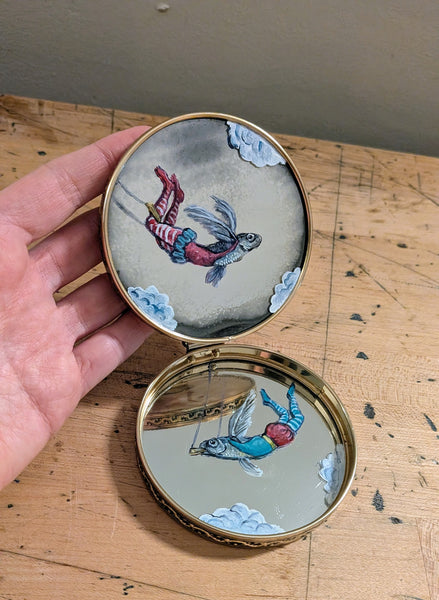 FLYING FISH by artist Diana Hartman