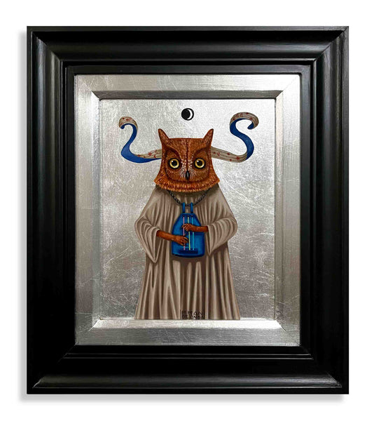 Lunar Sonata: Opus Waxing Crescent by artist Fran De Anda