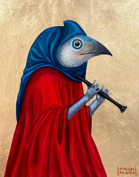 THE FLUTE MAGICIAN by artist Fran De Anda