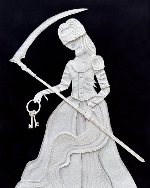 14 LA MUERTE (Death) by artist Ivonne García