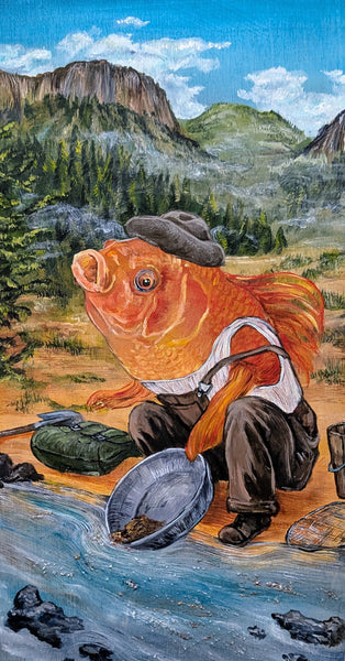 GOLDFISH 49ER by artist Diana Hartman