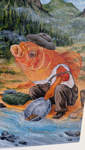 GOLDFISH 49ER by artist Diana Hartman