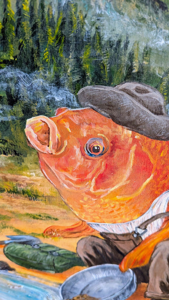 GOLDFISH 49ER by artist Diana Hartman