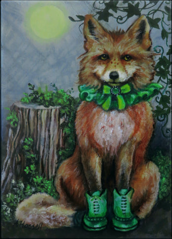 GREEN BOOTS by artist Annette Hassell