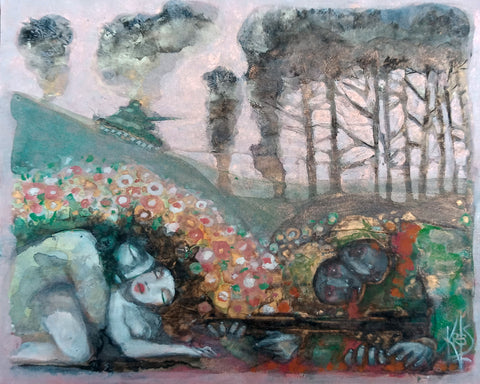 HIT THE GROUND by artist Patricia Krebs