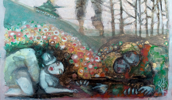 HIT THE GROUND by artist Patricia Krebs