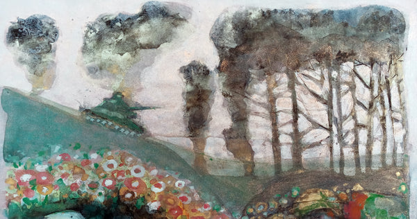 HIT THE GROUND by artist Patricia Krebs