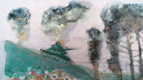 HIT THE GROUND by artist Patricia Krebs