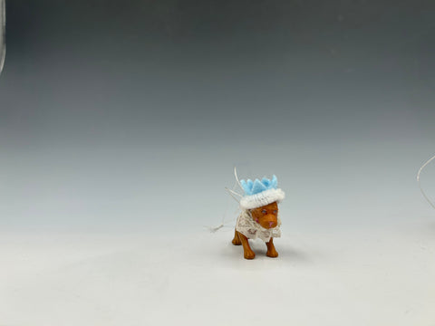 TEN LORDS A-LEAPING ornament by artist Nicole Bruckman