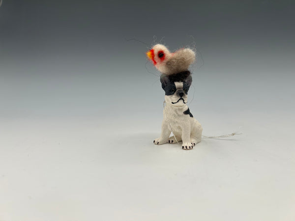 THREE FRENCH HENS ornament by artist Nicole Bruckman