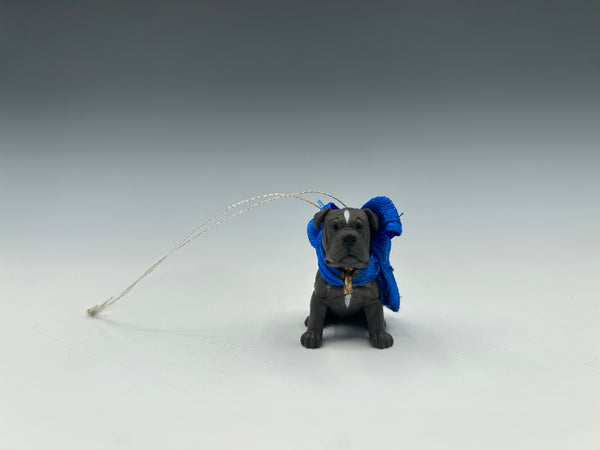 FIVE GOLDEN RINGS ornament by artist Nicole Bruckman