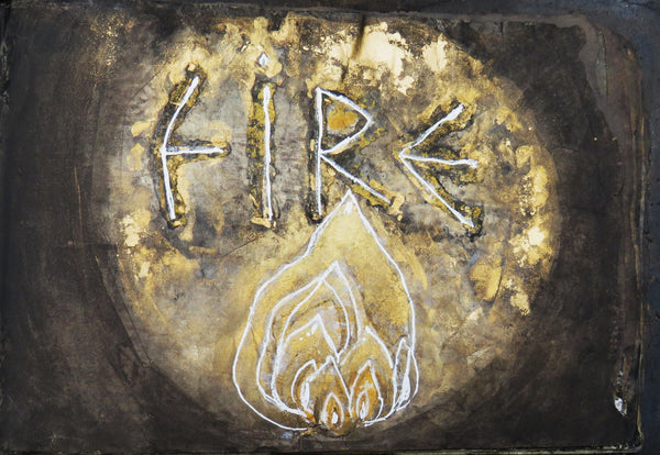 FIRE (book) by artist Patricia Krebs