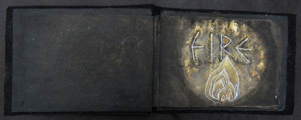 FIRE (book) by artist Patricia Krebs