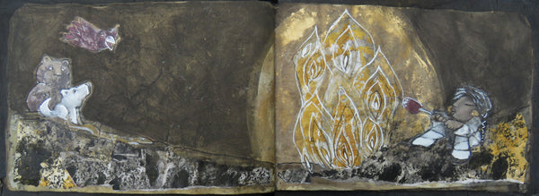 FIRE (book) by artist Patricia Krebs