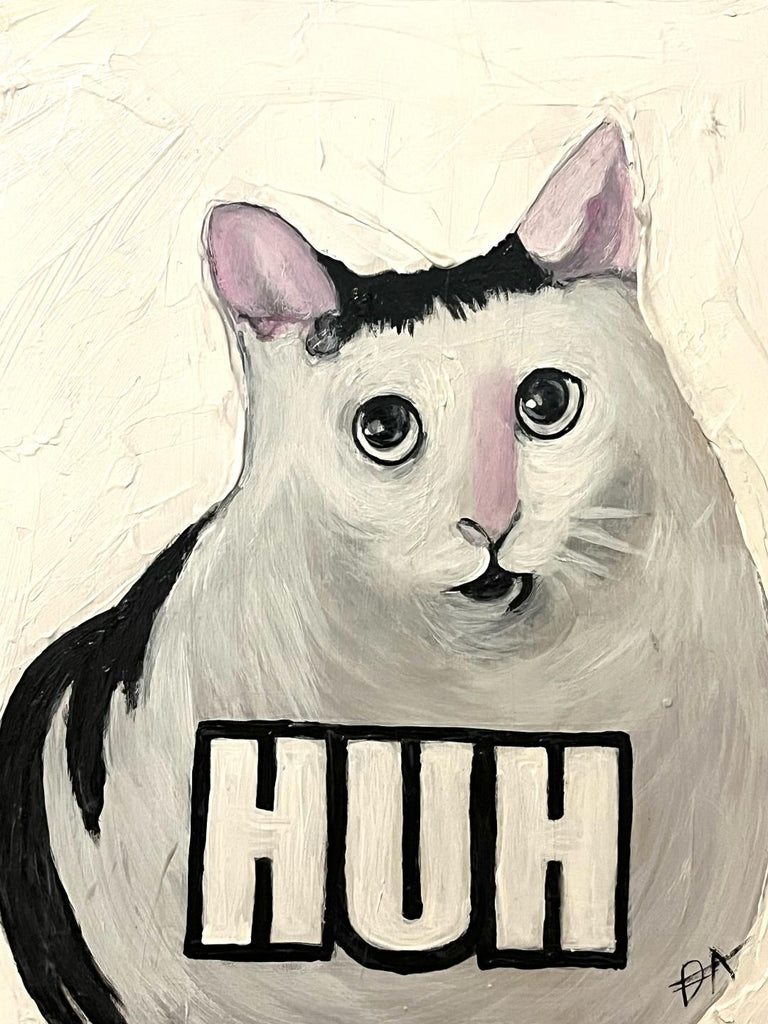 HUH CAT by artist Douglas Alvarez