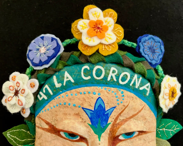 47 LA CORONA (The Crown) / Garland Crown by artist Ulla Anobile