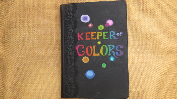 KEEPER OF THE COLORS by artist Patricia Krebs (one of a kind book)