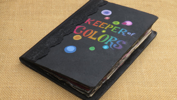 KEEPER OF THE COLORS by artist Patricia Krebs (one of a kind book)