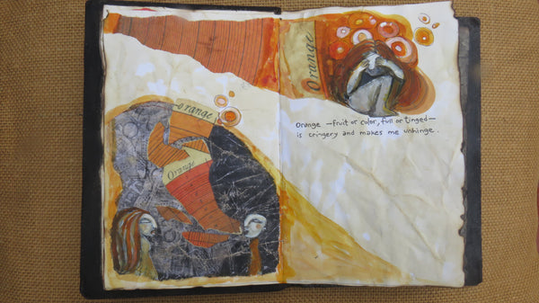 KEEPER OF THE COLORS by artist Patricia Krebs (one of a kind book)