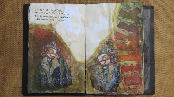 KEEPER OF THE COLORS by artist Patricia Krebs (one of a kind book)