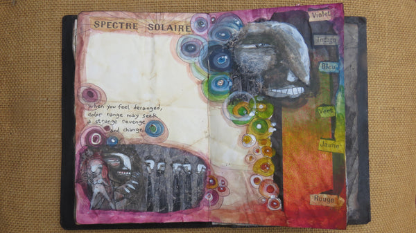 KEEPER OF THE COLORS by artist Patricia Krebs (one of a kind book)