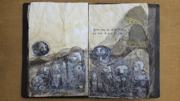 KEEPER OF THE COLORS by artist Patricia Krebs (one of a kind book)