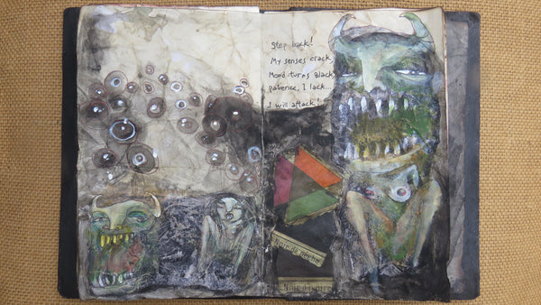 KEEPER OF THE COLORS by artist Patricia Krebs (one of a kind book)