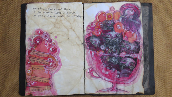 KEEPER OF THE COLORS by artist Patricia Krebs (one of a kind book)