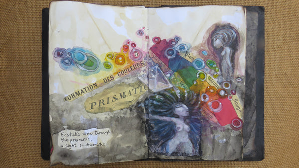 KEEPER OF THE COLORS by artist Patricia Krebs (one of a kind book)