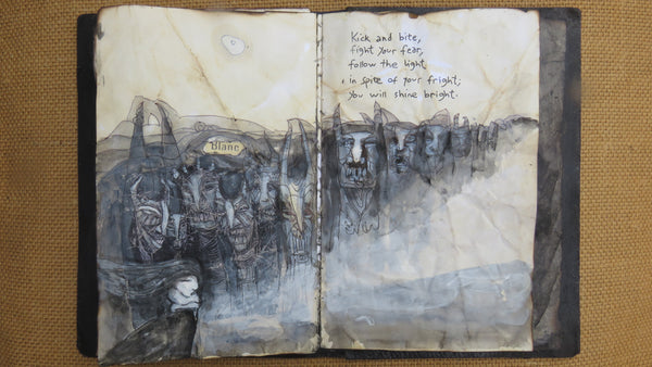 KEEPER OF THE COLORS by artist Patricia Krebs (one of a kind book)