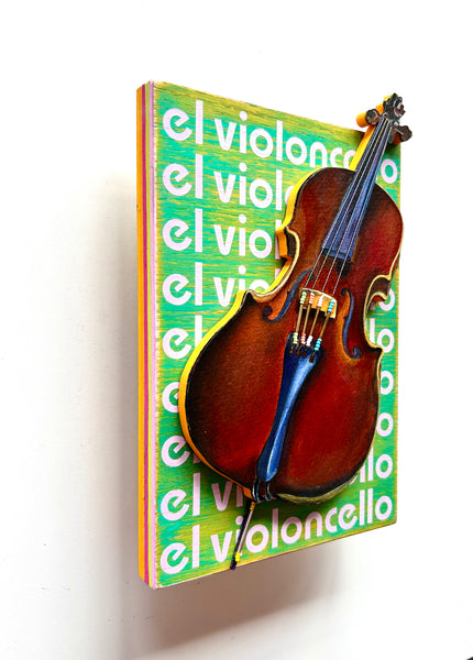 18 EL VIOLONCELLO (The Cello) by artist Sarah Polzin
