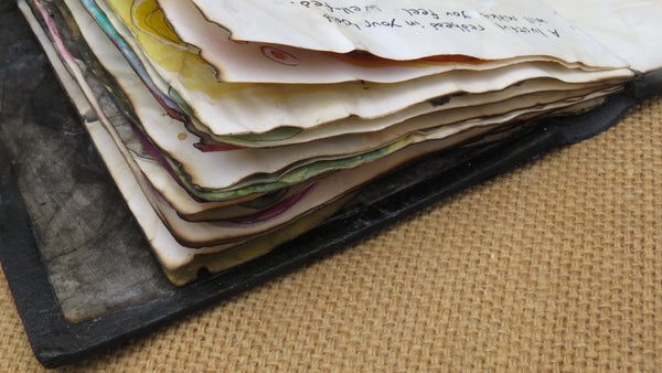 KEEPER OF THE COLORS by artist Patricia Krebs (one of a kind book)